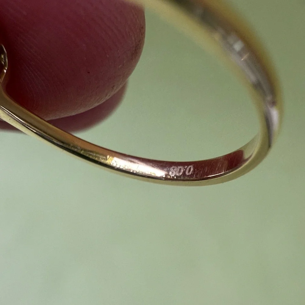 New in box 18K Gold with Natural Diamond and multicolored natural Gemstones Ring